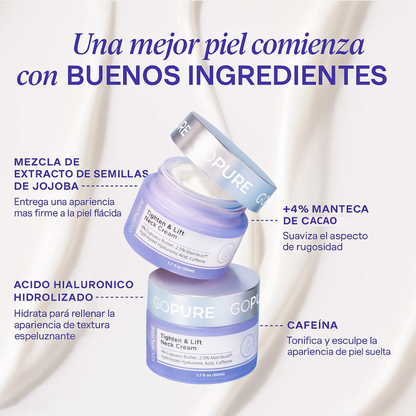 Crema reafirmante para cuello y escote
