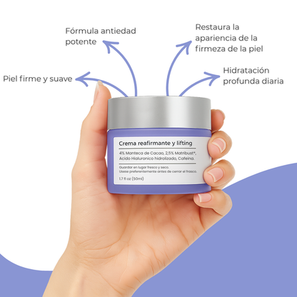 Crema reafirmante para cuello y escote